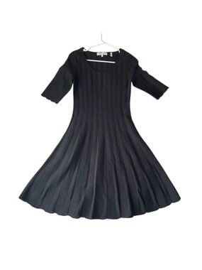 Lark and Ro Black Knit Dress Small